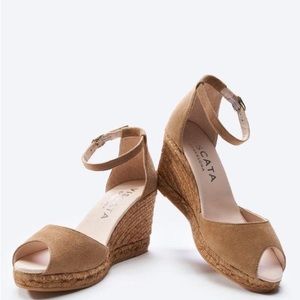 Viscata | Caprubi Suede Wedges Espadrilles